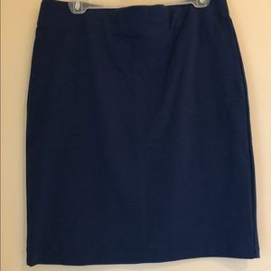 Old navy blue pencil skirt
